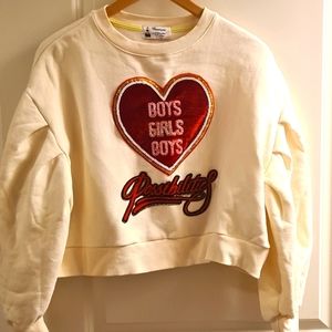 Cute Crop sweater for baby gender revealing